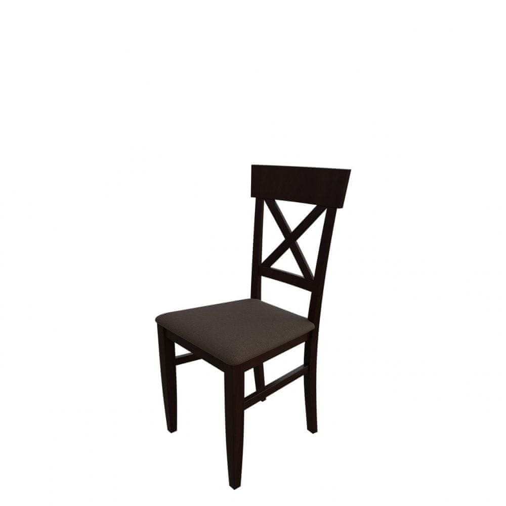 Veneti Jedálenská stolička MOVILE 39 - orech / tmavá hnedá 1